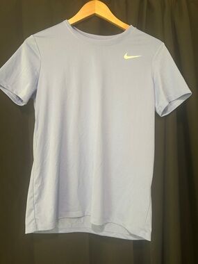 Nike Light Blue Short-Sleeve Athletic Tee
